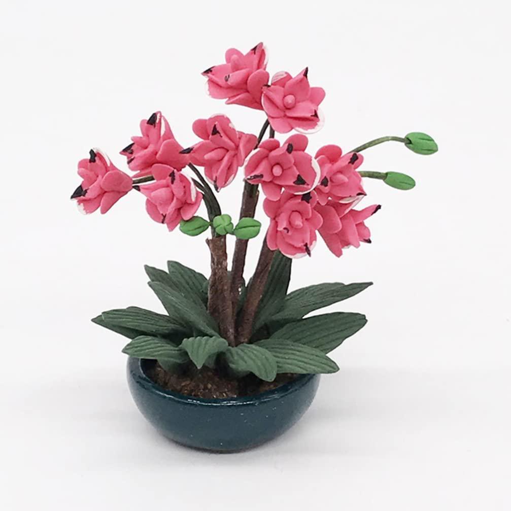 ibasenice Artificial Flower Desk Decoration Mini Landscape Plant Model Mini Toy Table Plant Model Fake Plant Model Plant Mini Plant Model Toy Table Accessory Mini Landscape Decor