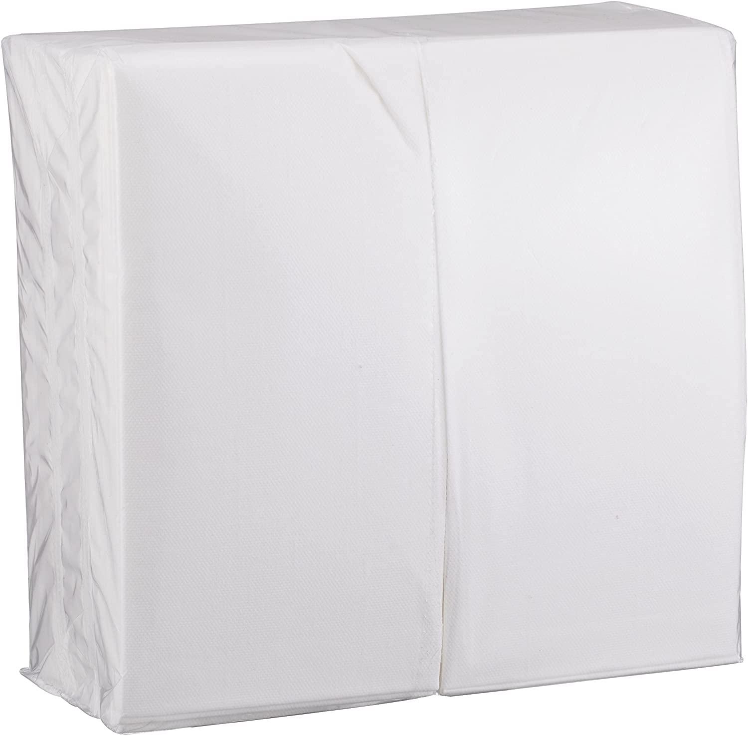 eDayDeal Disposable Cloth-Like Paper Hand Guest Towels Soft, Absorbent, Air Laid Tissue Paper for Kitchen, Bathroom or Events, White Guest Towel