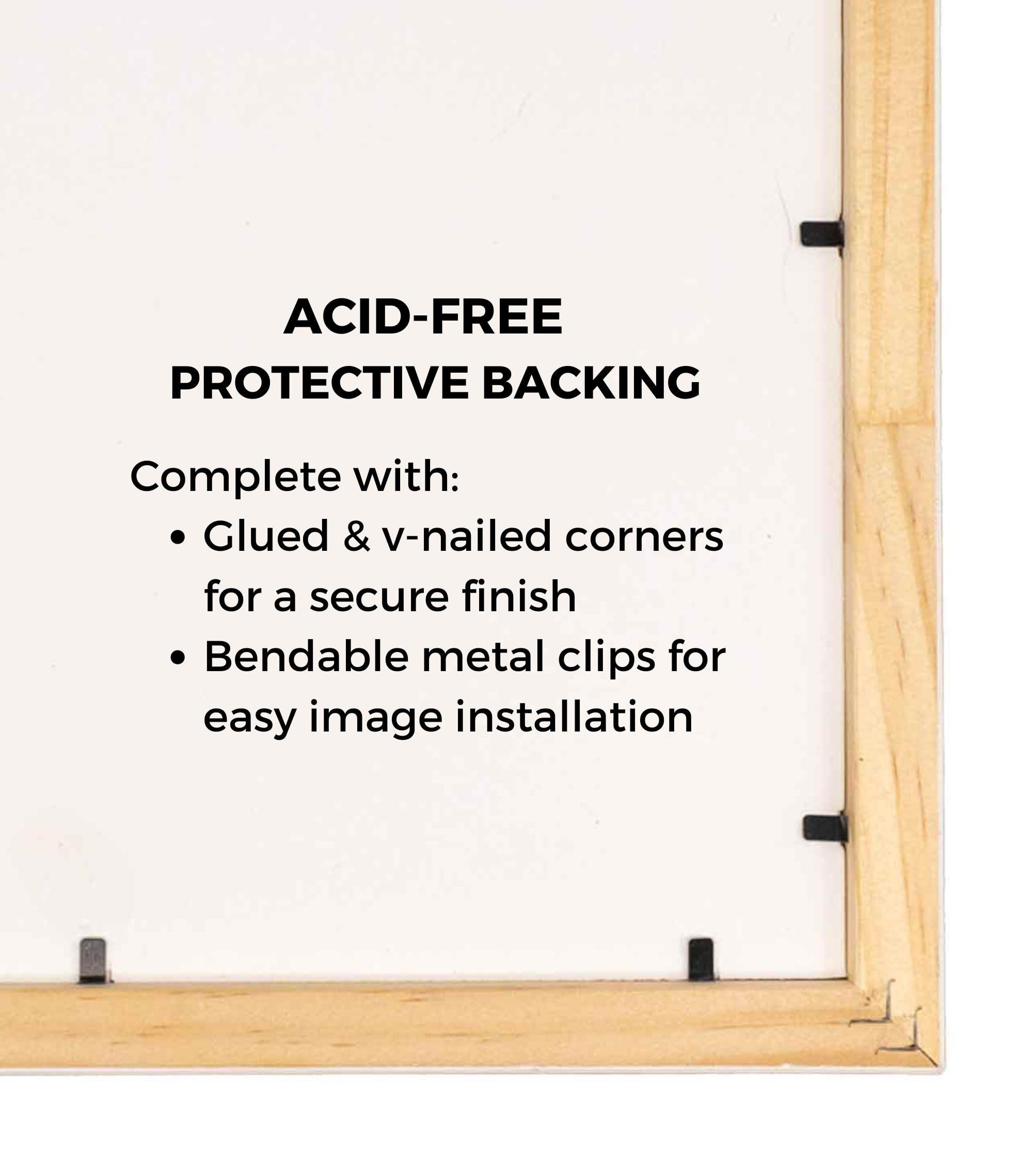 CustomPictureFrames.com 24x17 Frame Gold Real Wood Picture Frame Width 1.75 Inches | Interior Frame Depth 0.5 Inches | Museum Gold Ornate Photo Frame Complete with UV Acrylic, Foam Board Backing & Hanging Hardware