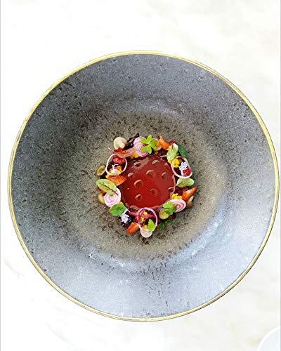 Vista Alegre Casa Alegre Gold Stone Bronze Dessert Luncheon Plates, Set of 6