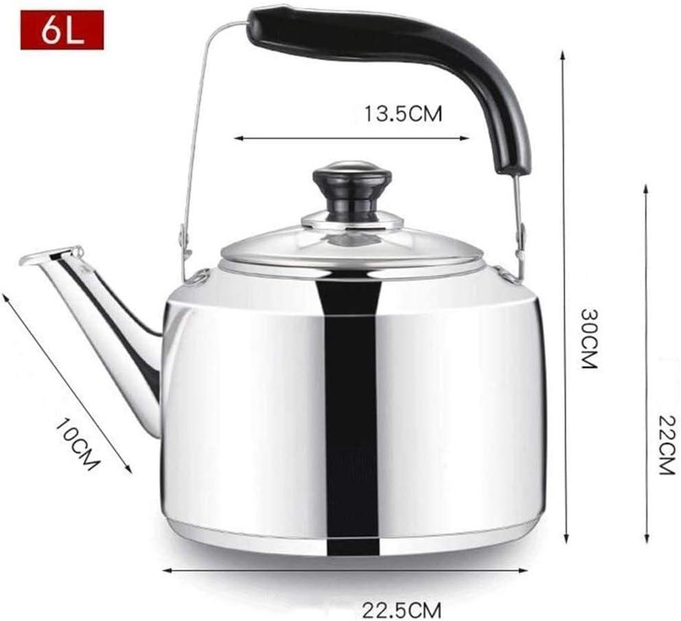 NWKHRSO NWKHRSO Tea Kettle Tea Kettle Stovetop Teapot Stainless Steel Hot Water Kettle Whistling -Mirror Finsh,Folding Handle,Fast to Boil, Whistling Teakettles Stove Top Whistling Tea Kettle