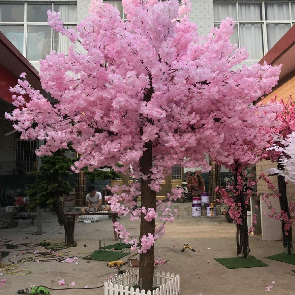 WAGLOS Fake Tree Artificial Tree Cherry Blossom Fake Tree Large Shopping Mall Wishing Tree Simulation Tree Outdoor Family Artificial Plant Realistic Design