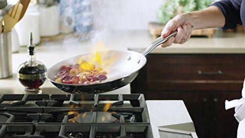 Heritage Steel Heritage Steel 10.5 Inch Frying Pan | Made In USA | Titanium Series | 316Ti Skillet with Stay Cool Handle | Fully Clad Stainless Steel Pan with 5-Ply Construction | Induction Ready & Non Toxic