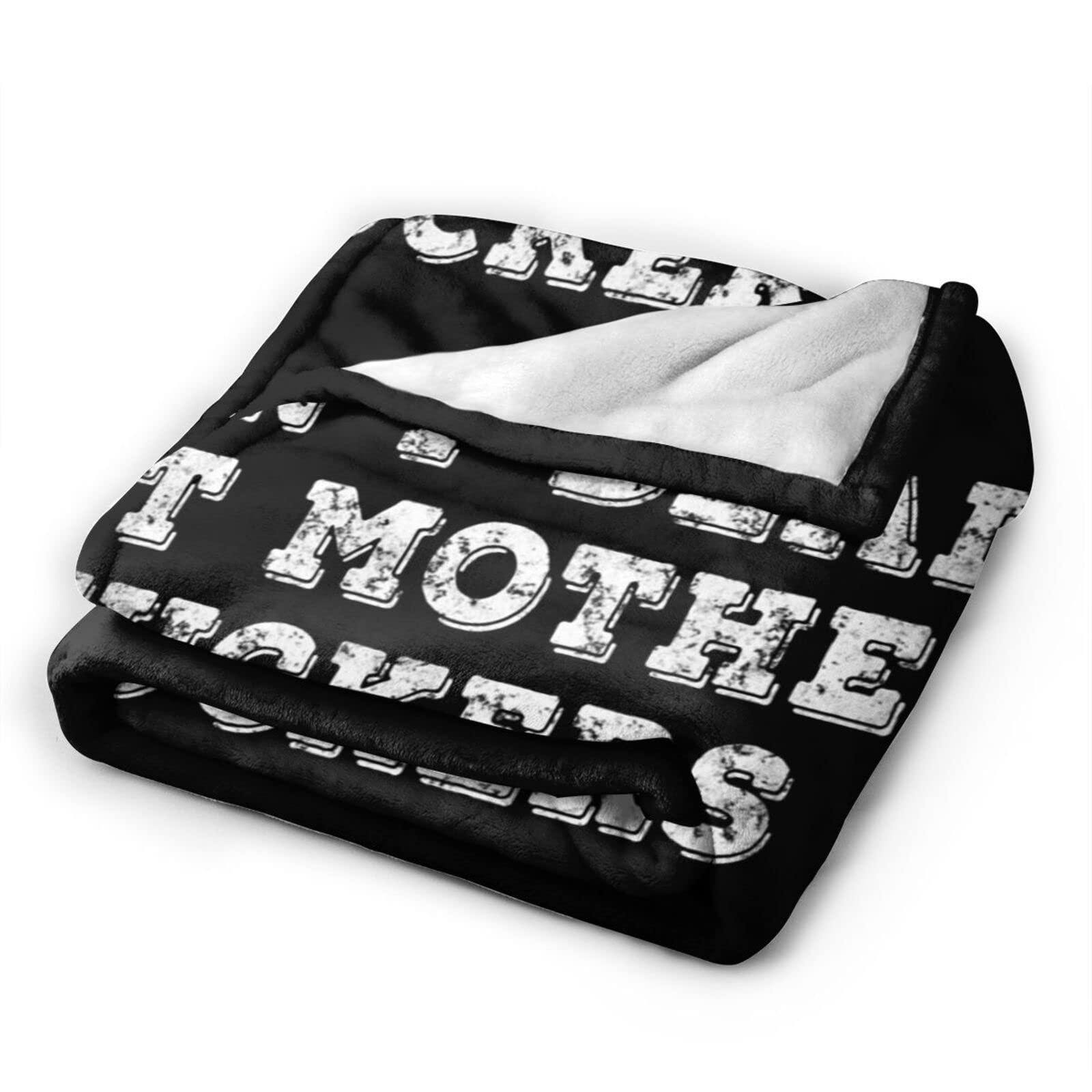 CAJUCA Ain\'t Dead Yet Mother Fuckers Fleece Blanket Super Soft and All Season Warm,Winter Thermal Blanket, Blanket for Sofas 40\"X30\"