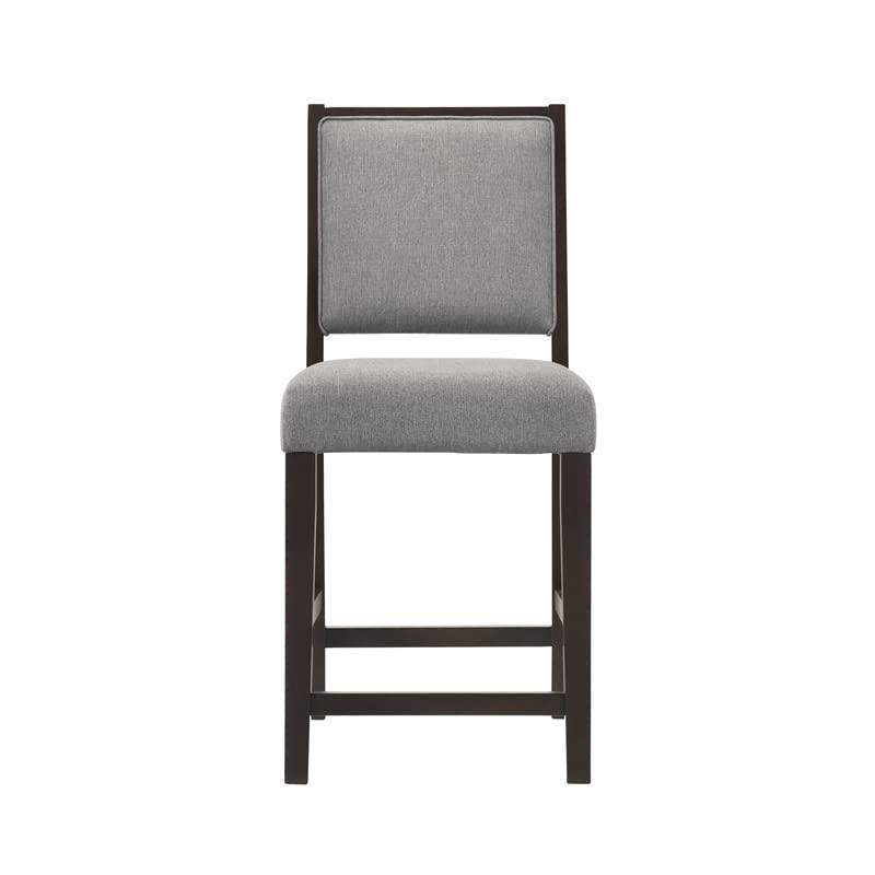 Coaster Home Furnishings Coaster Upholstered Fabric Counter Height Stools in Gray