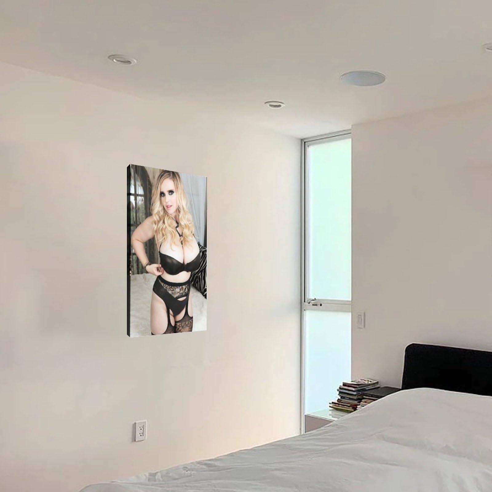 Generic Codi Vore Big Boobs Sexy Model Bedroom Wall Art Poster 2Wall Poster Art Canvas Printing Living Room Office Bedroom Aesthetic Poster 12x18inch(30x45cm) Frame-style