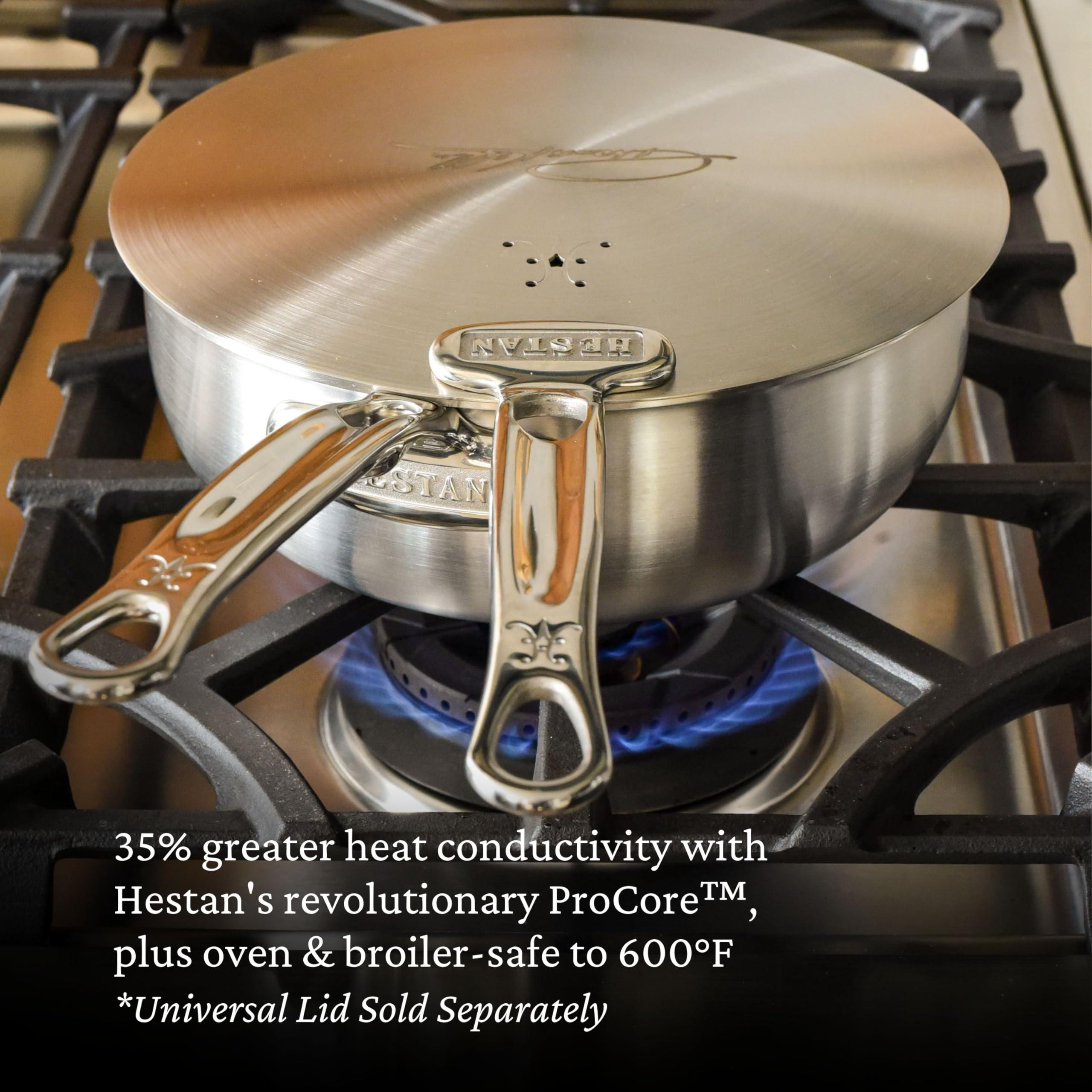 Hestan Thomas Keller Insignia by Hestan - Stainless Steel 2 Quart Saucier, Induction Cooktop Compatible