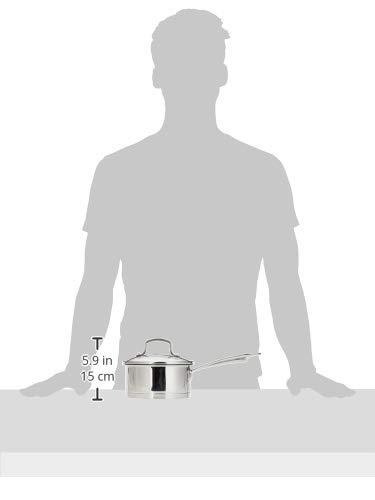 Cuisinart Cuisinart Professional Stainless Saucepan with Cover, 1.5-Quart, Stainless Steel,8919-16