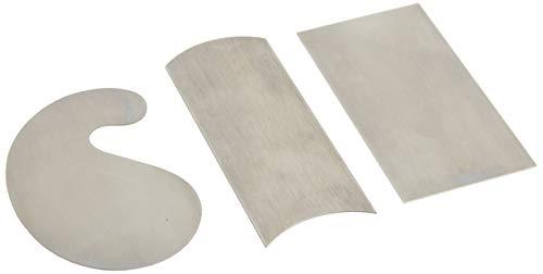 Crown Crown AMT-20188 CRO-20188 376 2-1/2 x 5 Cabinet Scraper (Gooseneck, Rectangular & Curved) -Set of 3, Red