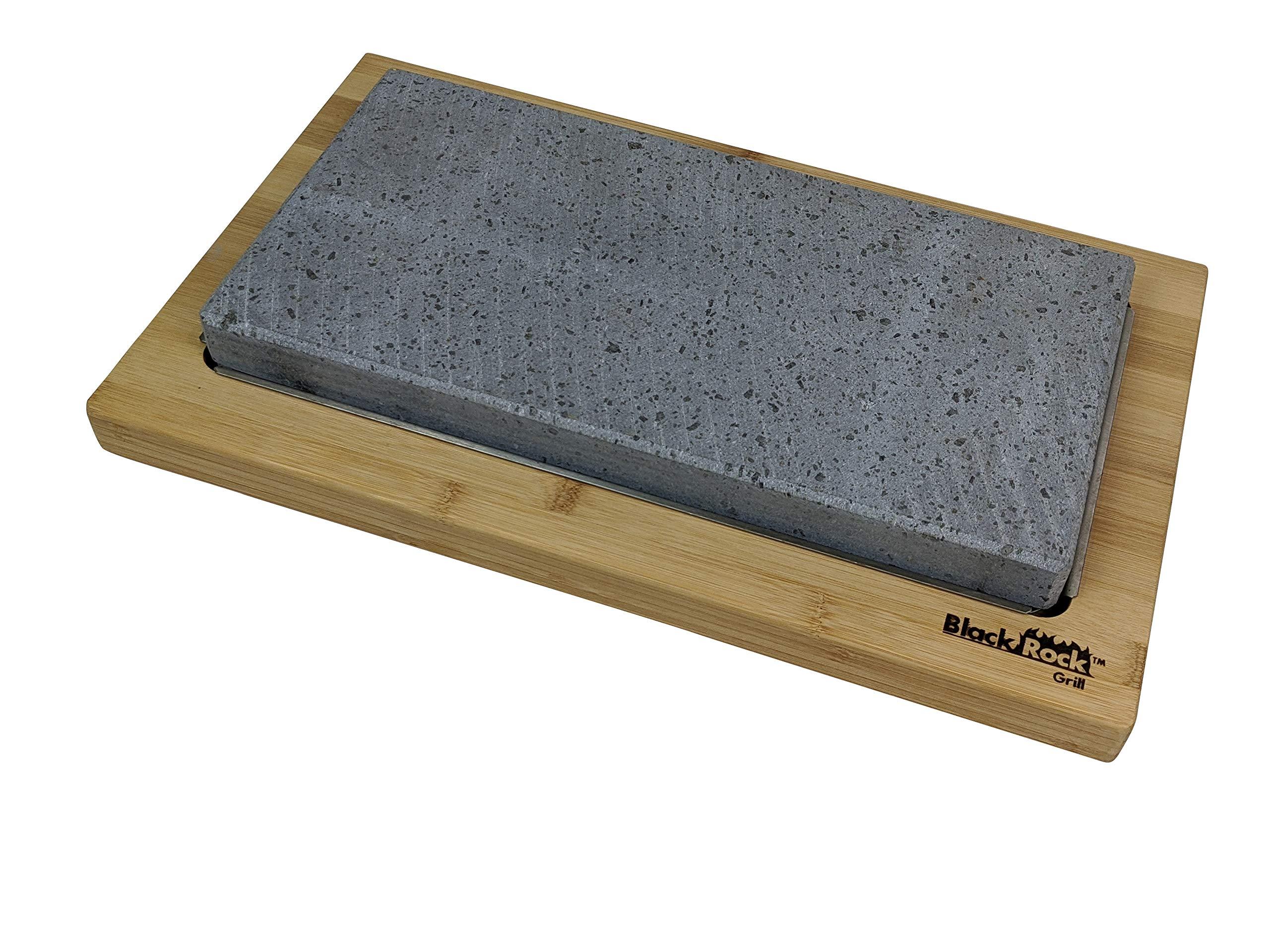 Black Rock Grill Black Rock Grill Ultimate Sharing Steak Stone Set - Restaurant-Grade Lava Stone for Superior Heat & Flavor