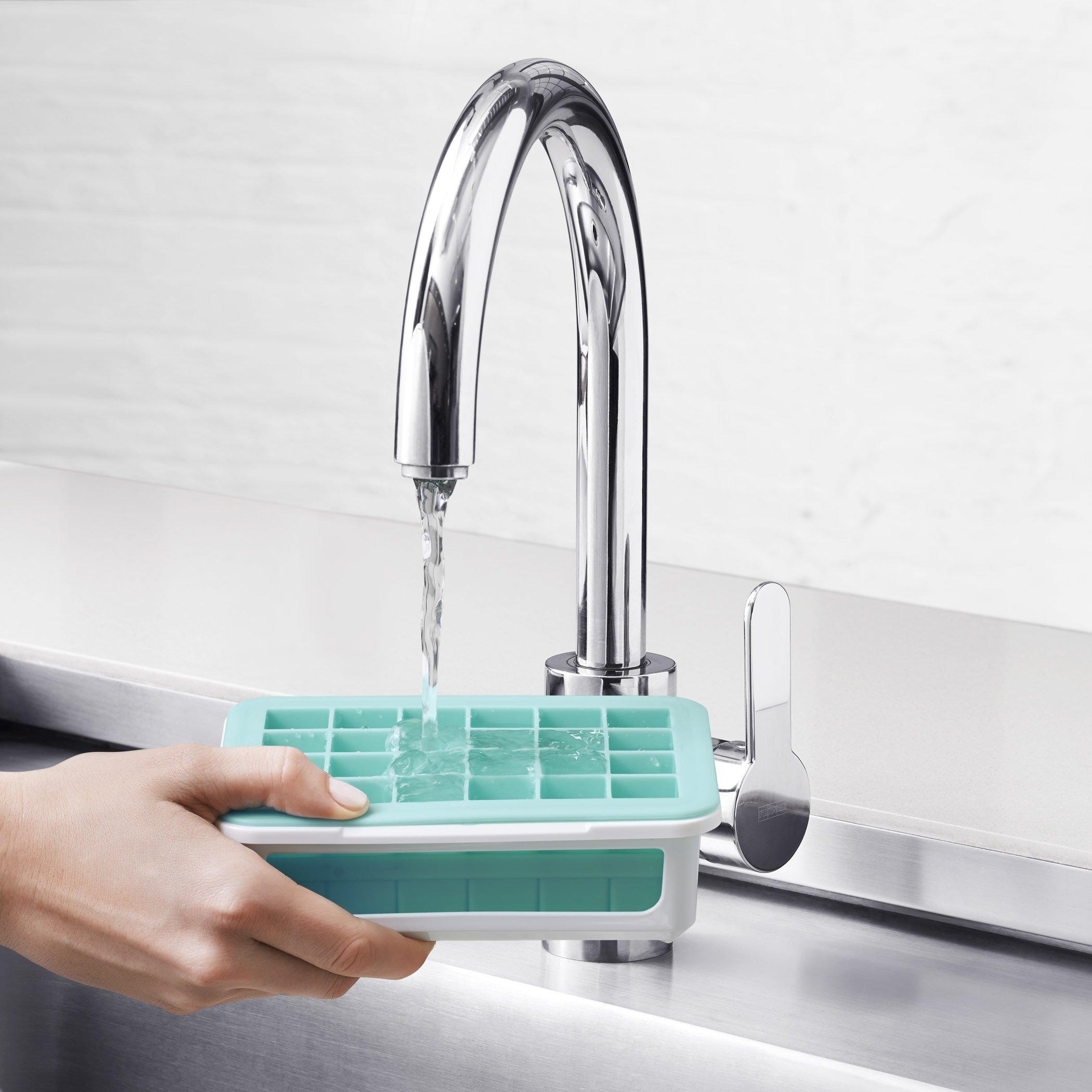 OXO OXO Good Grips Silicone Small Ice Cube Tray for Cocktails with Lid