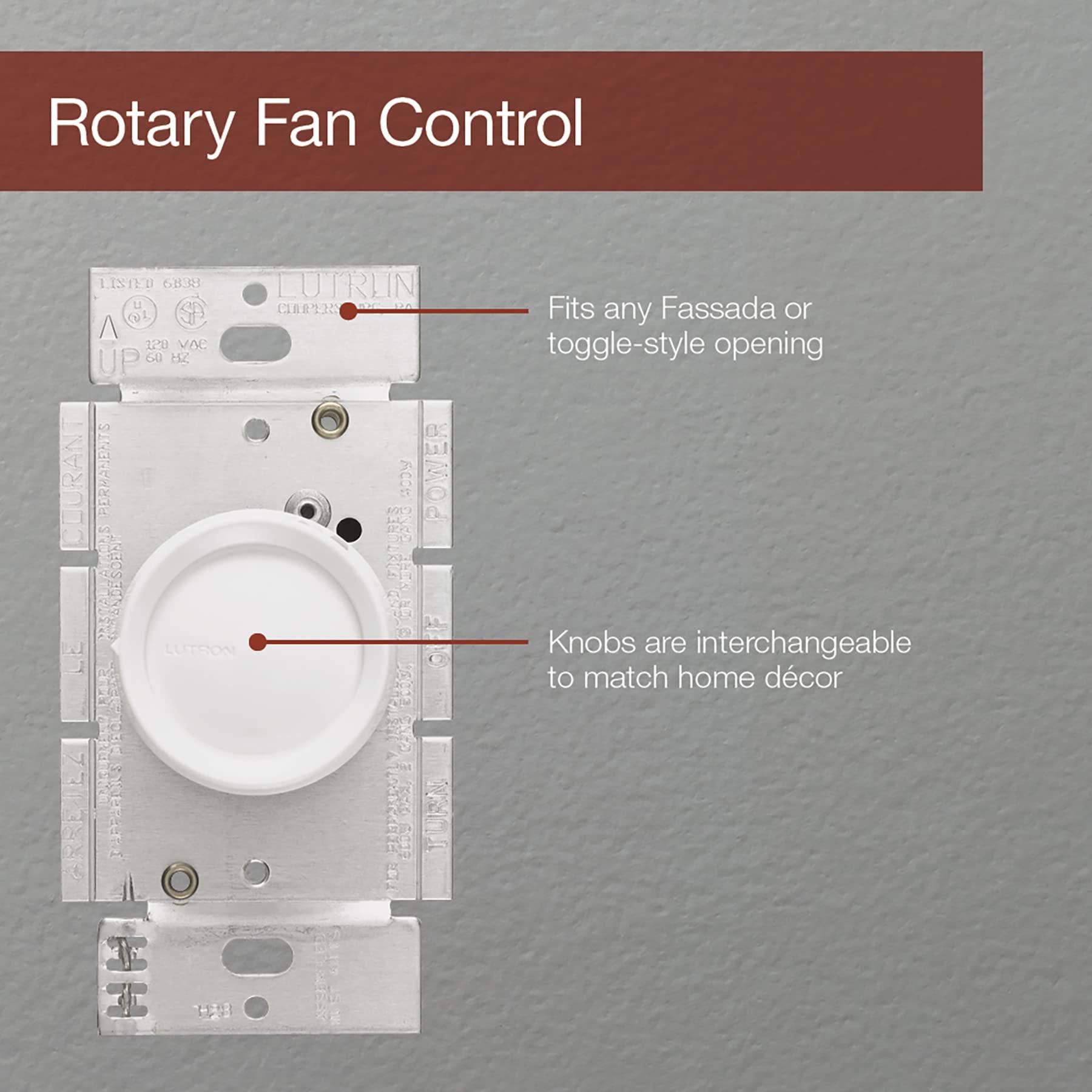 Lutron Lutron FS-5FH-DK Electronics Rotary On/Off Fan-Speed Control