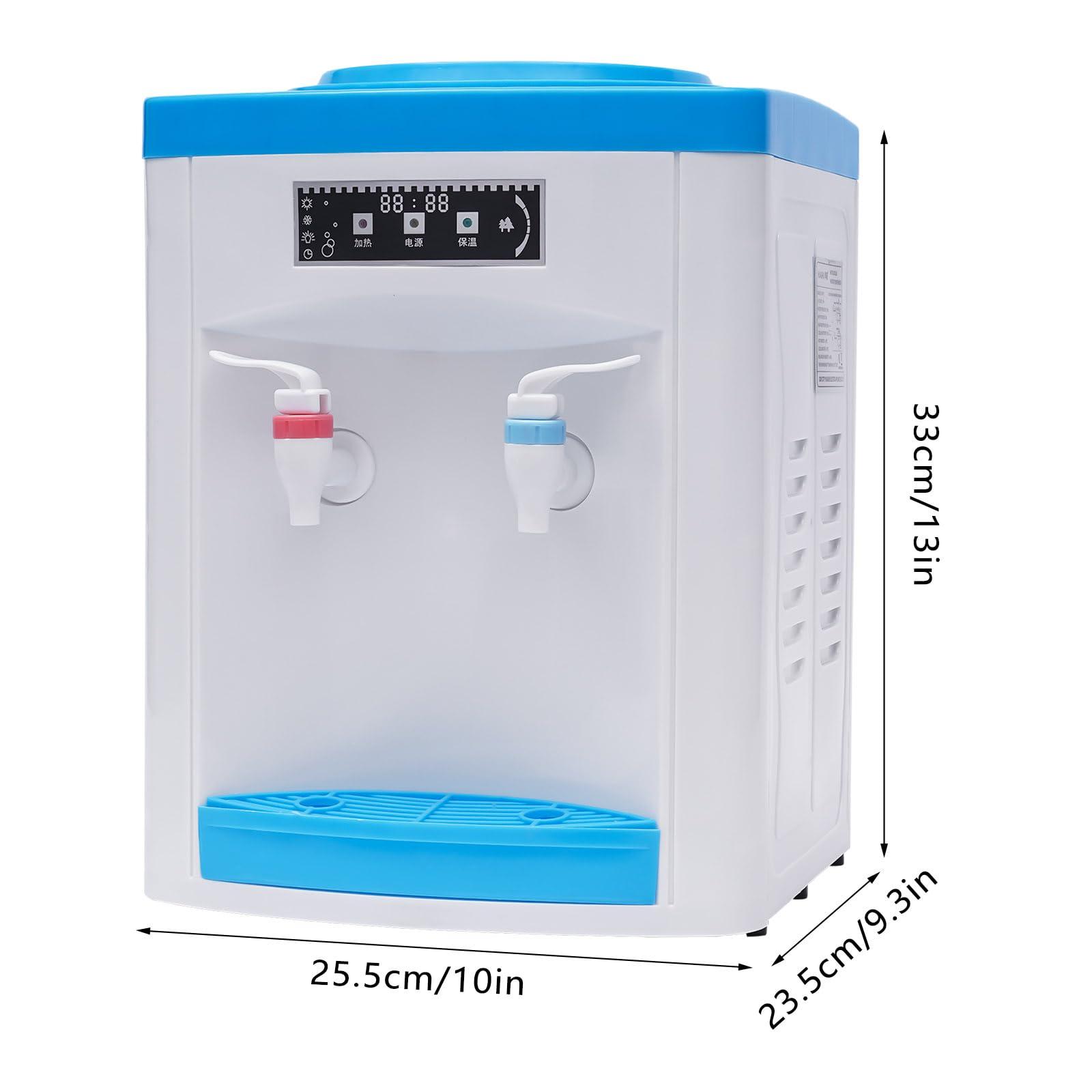 TFCFL TFCFL Hot and Cold Water Dispenser, Top Loading Water Cooler Water Dispenser Countertop Water Cooler Dispenser for 3 to 5 Gallon Bottles, Electric Water Dispenser for Office Home