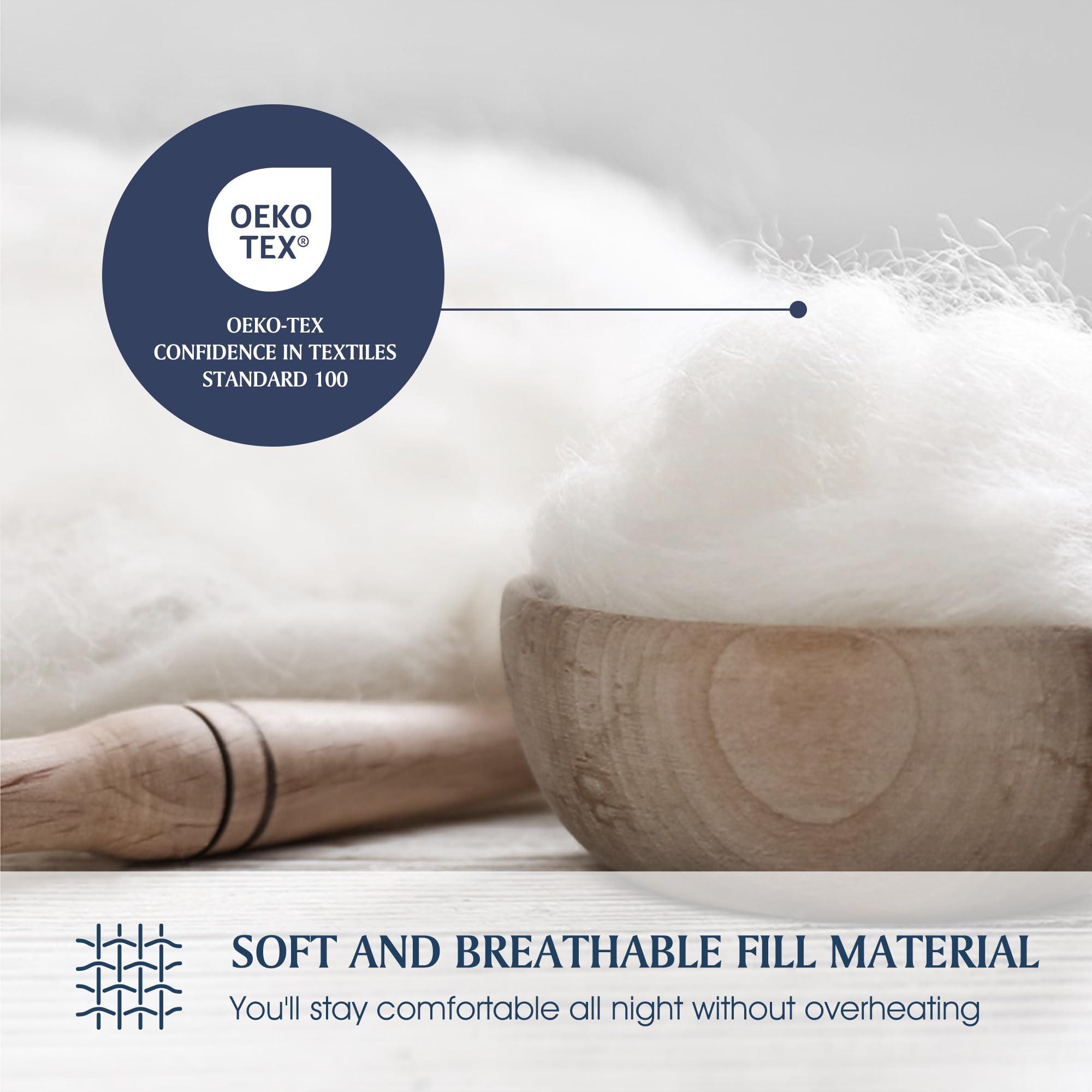 Blue Ridge Home Fashions Blue Ridge Home Fashions Microfiber Light Weight Solid Down Alternative All Season Comforter - Hypoallergenic Polyester Fill Twin