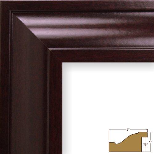 Craig Frames Craig Frames 76047 8.5 x 11 Inch Picture Frame, Contemporary Dark Mahogany, Set of 4