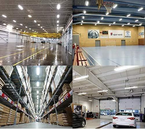BSK.BESTKA BSK.BESTKA 20 Pack-8ft LED Shop Light Fixture, 8 Foot Led Lights, 96\'\' T8 Integrated LED Tube, Linkable Led Bulbs for Garage, Warehouse, v Shape 120W 13500LM 6000K, Plug and Play, Clear Lens