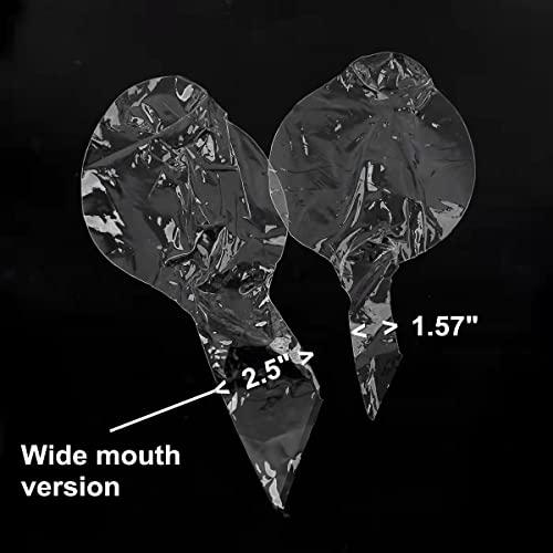 EFAY Clear Balloons for Stuffing, 15 Pack Wide Neck Pre Stretched Fillable BoBo Balloons for Stuffing EFAY