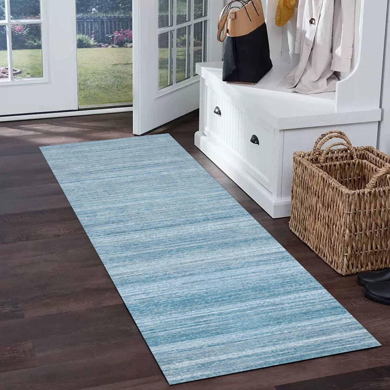 BUKHOP BUKHOP Long Carpet Runners for Hallway, 1m/1.5m/2m/2.5m/3m/3.5m/4m/4.5m/5m/6m Length, Modern Washable Corridor, Kitchen, Bedroom Entryway Narrow Runner Rug (Size : 3.9 ft 14.8 ft)