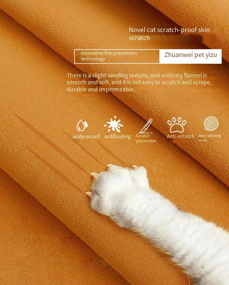 ESRADA Sofa Bed, Small Room Apartment Folding Guest Bed, Nordic High-end Folding Sofa Bed, Easily Assemble Couch C-120cm