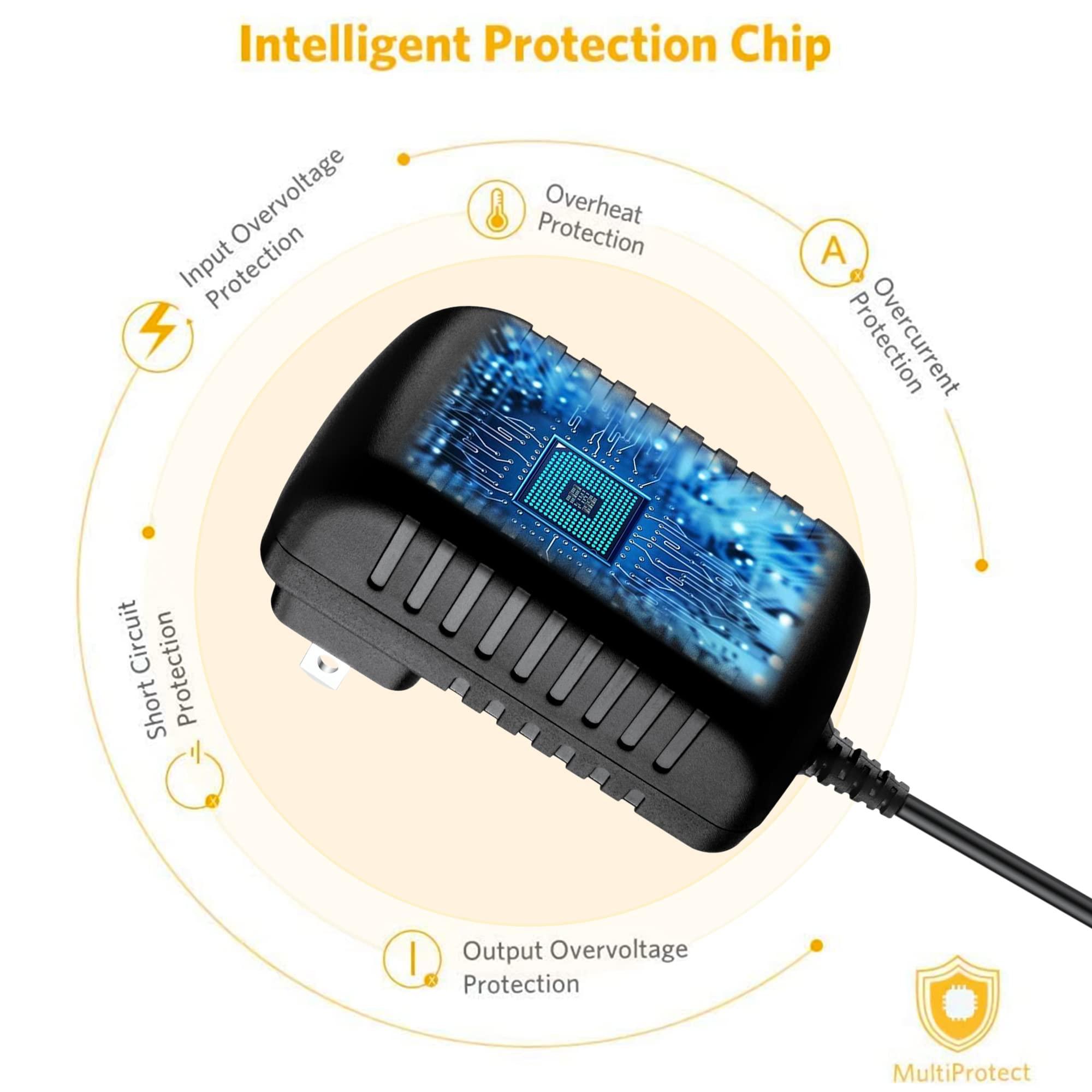 Jantoy Jantoy 9V AC/DC Adapter Compatible with Pyle Pure Clean PUCRC15 PUCRC15V2 PUCRC17 Automatic Self Navigated Smart Robot Vacuum Sweeper Cleaner PureClean 9VDC Power Supply Cord Battery Charger