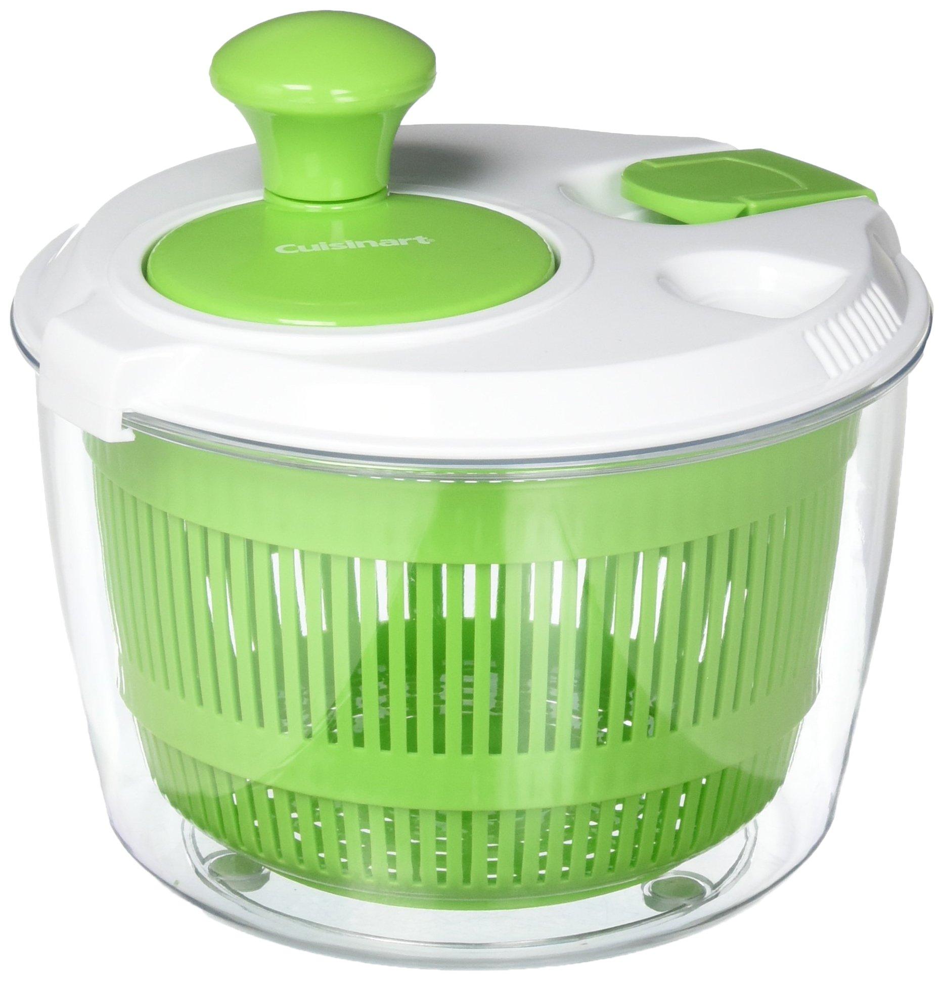 Cuisinart Cuisinart Salad Spinner Bundle- Large 5qt & Small 3qt Capacity Bowls With Spin Knobs To Wash, Spin & Dry Salad Greens, Fruits & Vegetables