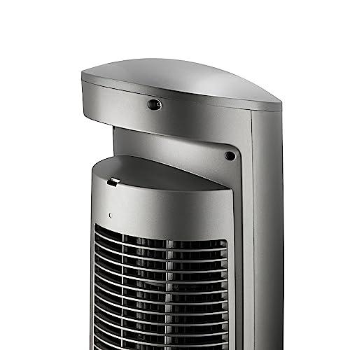 Lasko Lasko Oscillating Tower Fan, Quiet Fans with Remote, for Bedroom, Living Room, Office, Tower Fan with Remote, 3-Speed Timer, 42, Silver T42951
