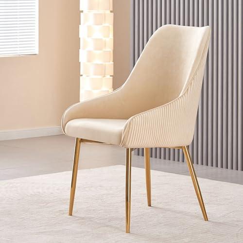 Tufted Tufted Dining Chairs Set of 4, Velvet Upholstered Dining Room Chairs with High Back and Ring Pull Trim, Lounge Side Chairs for Kitchen/Bedroom/Living Room/Store