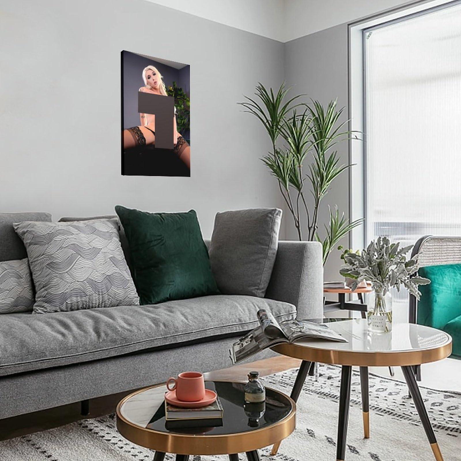 Generic Generic Wall Poster Room Aesthetic Poster Sexy Shemale Aubrey-Kate Star Art Poster (6) Wall Poster Art Canvas Printing Gift Office Bedroom Aesthetic Poster 16x24inch(40x60cm) Frame-style