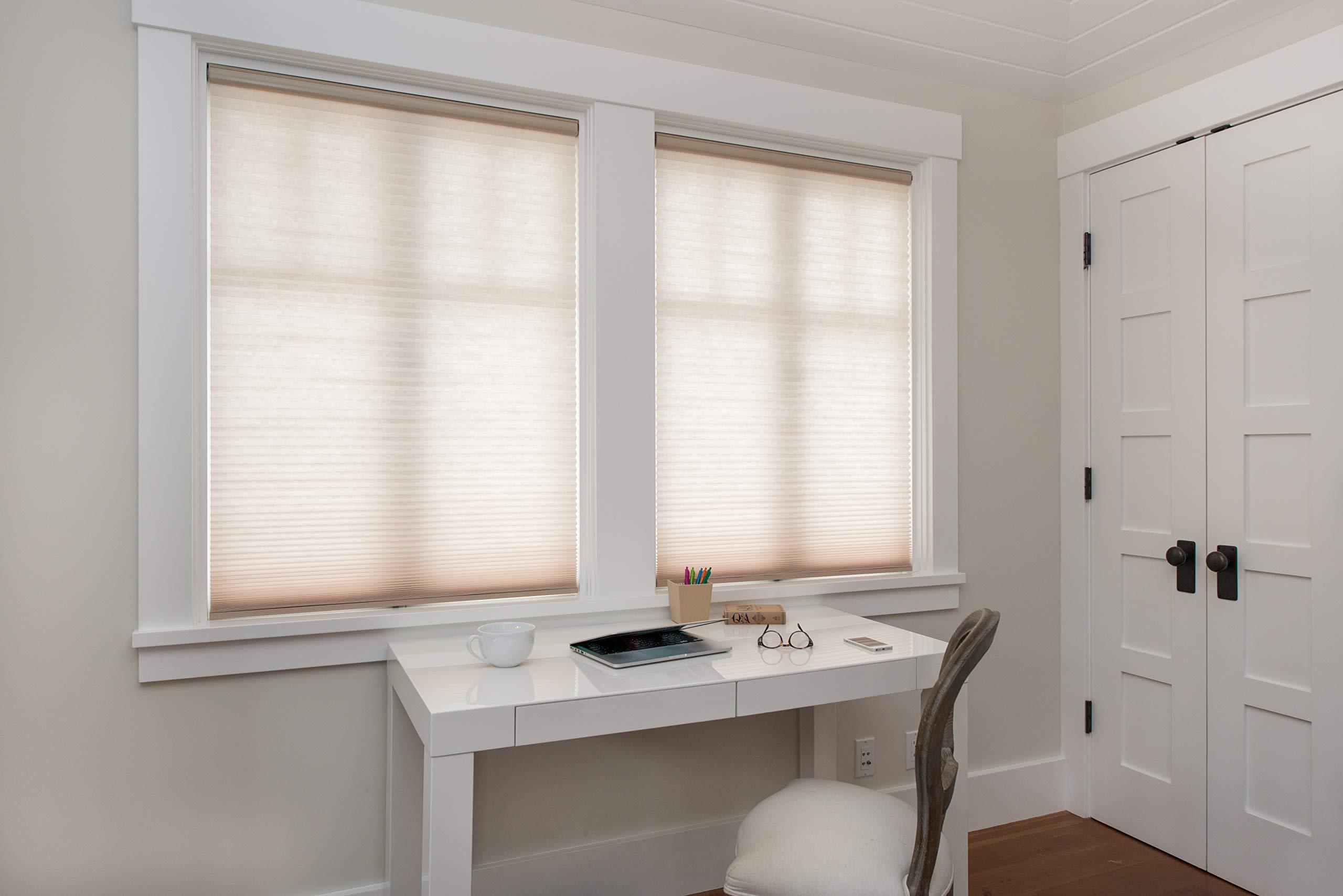 Redi Shade Redi Shade Artisan Select No Tools Custom Cordless Cellular Light Filtering Shades, Cornsilk, 50 1/8 in x 72 in