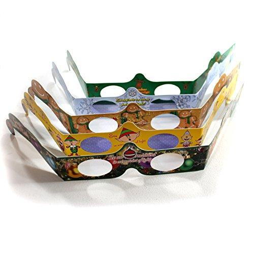 3Dstereo Glasses 10 3D Christmas Glasses - Holiday Specs Turn Holiday Lights into Magical Images