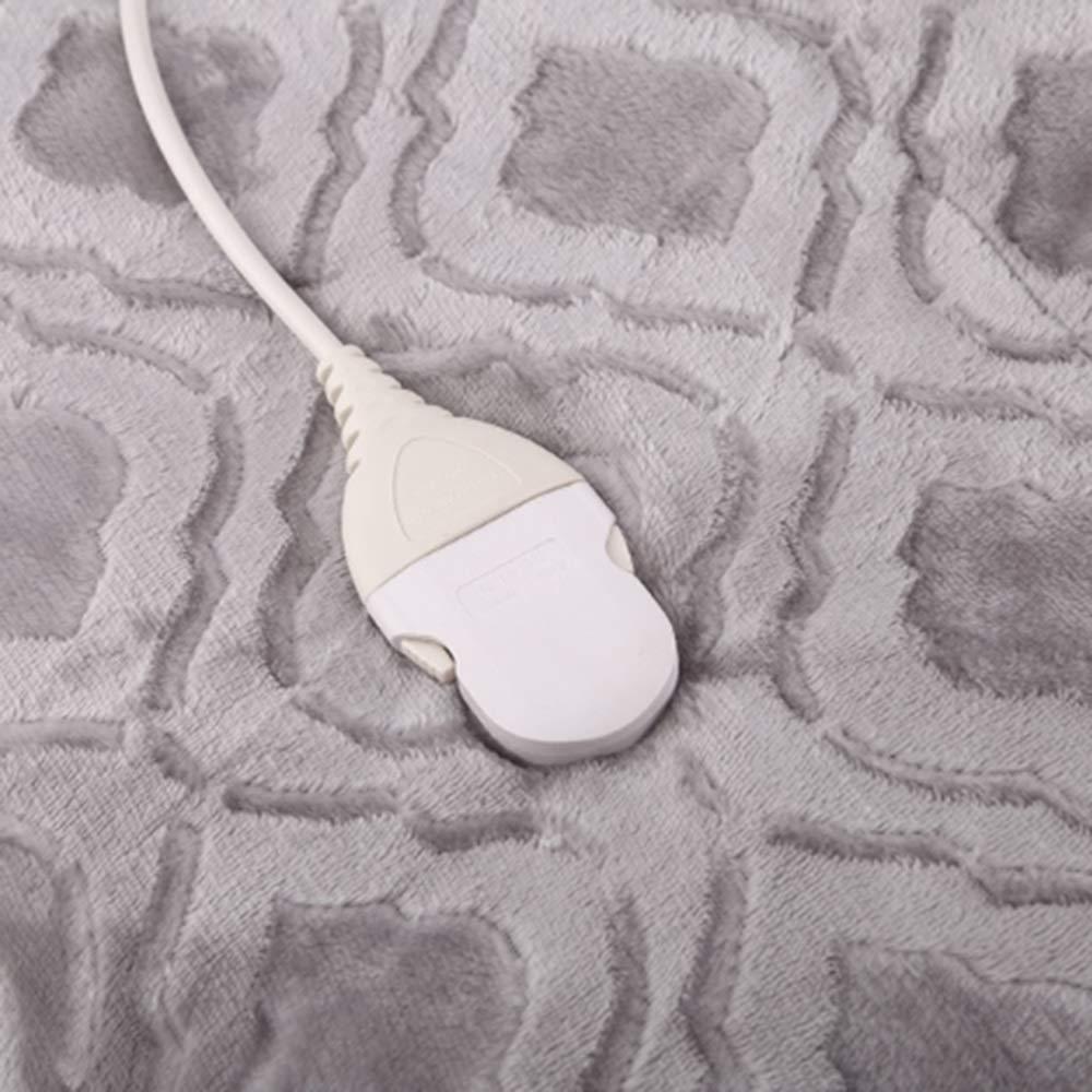 Electric Blanket Electric Blanket WFF Car Electric Warm Blanket 3 Heat Settings Warming Blanket It Can Be Used On A Sofa Or BedHeated ThrowPink/Gray,