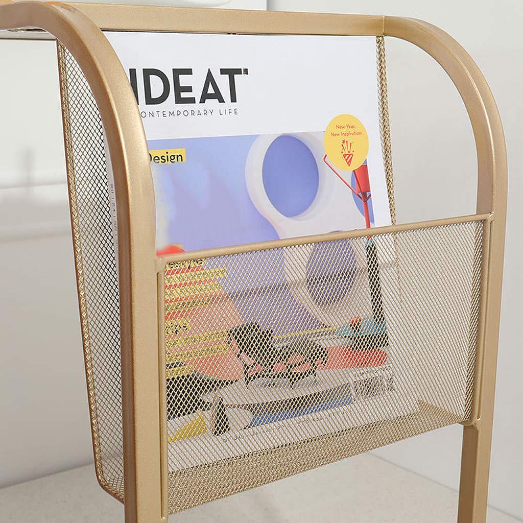 BTZHY BTZHY Side Table/End Table,C-Shaped Marble Desktop Metal Frame Side Storage, Bed Table Living Room Home and Office Side Table