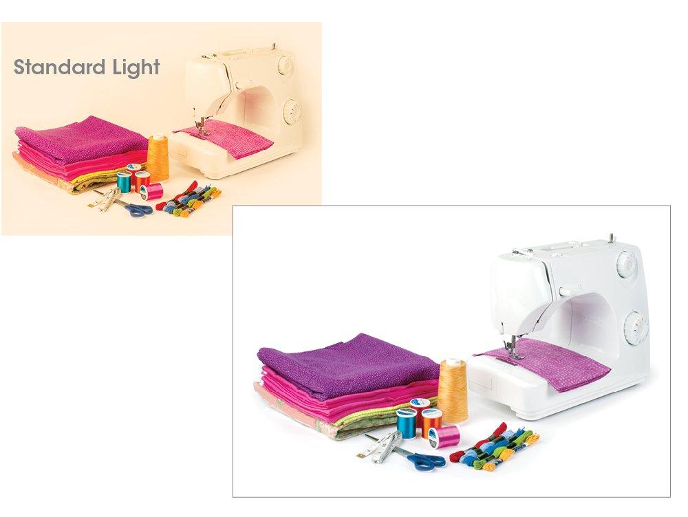 OttLite OttLite 2-in-1 LED Magnifier Light Floor and Table Lamps Optical Grade Hands-Free Magnifying LED Light, Modern Design for Crafting, Sewing, Reading, Needlework