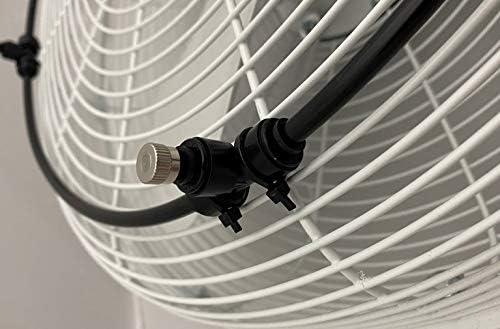 VES VES Moisture Resistant Outdoor Wall / Ceiling Mount Shop Fan/Industrial Basket Fan for Cooling and Ventilation (18 inch, Black)