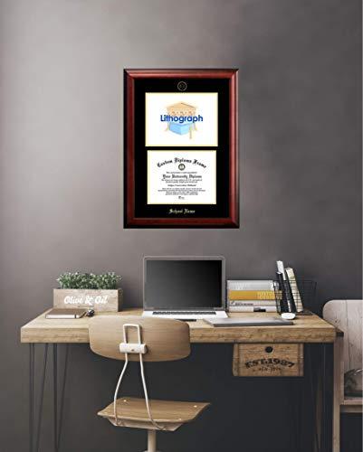 Campus Images Campus Images MA991LGED MIT Embossed Diploma Frame with Lithograph Print, 9.25\" x 11.75\", Gold