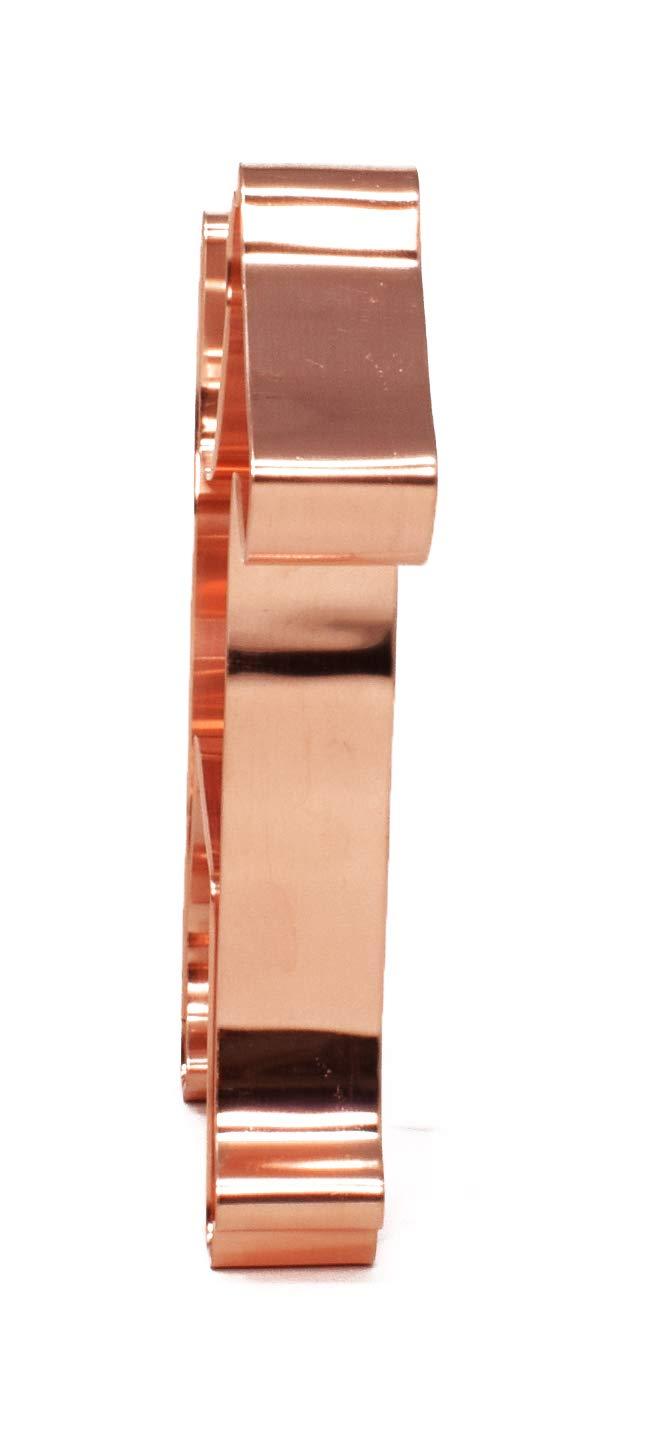 The Fussy Pup Kitchen and Home Decor - Smooth Fox Terrier Cookie Cutter, 4.5 inch, Handcrafted Copper Dog Gifts