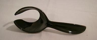 Tupperware Tupperware Black Egg Holder Grabber Scoop Spoon Gadget for Making Hard Boiled Eggs