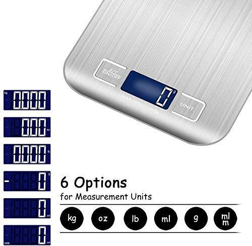 CAKDBYVJ CAKDBYVJ 10KG/1G Electronic Kitchen Scale Digital Weight Scale with LCD Display Food Baking Scale, Battery Power