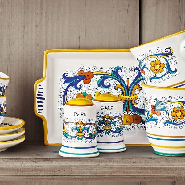 Sur La Table Sur La Table Nova Deruta Salt and Pepper Shaker Set, White