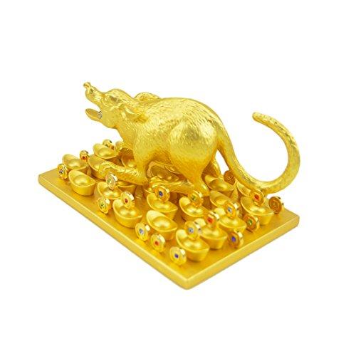 fengshuisale fengshuisale Feng Shui Mongoose with Jewel for Wealth W Red String Bracelet W2530