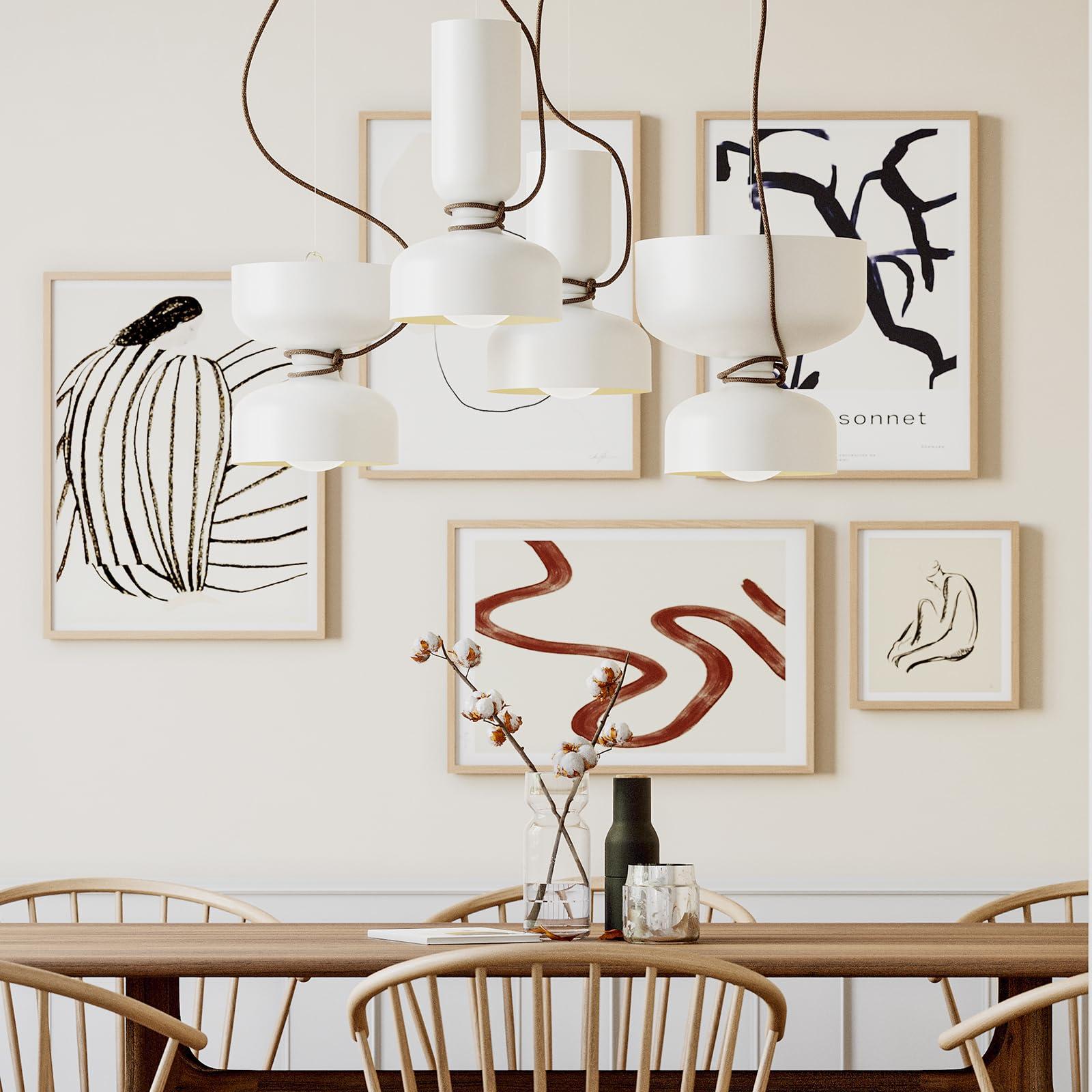 DABLUE DABLUE 20x28 Picture Frame Set of 3 Beige Oak Wood 20\"x28\" Poster Frame 20 by 28 Natural Solid Wood Frames 28x20 Photo Frame with Clear Plexiglass