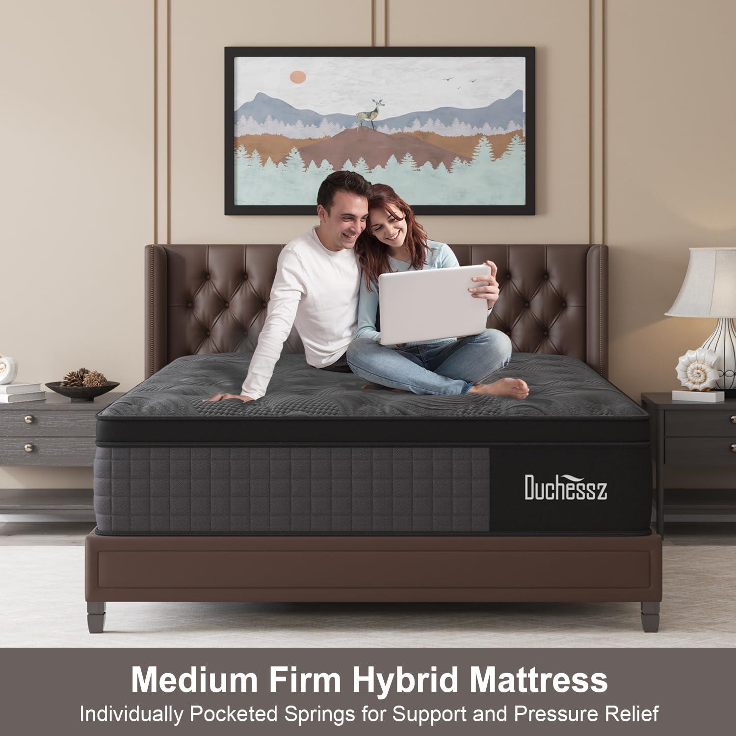 Duchessz Duchessz Hybrid Mattress Black with Gel Memory Foam