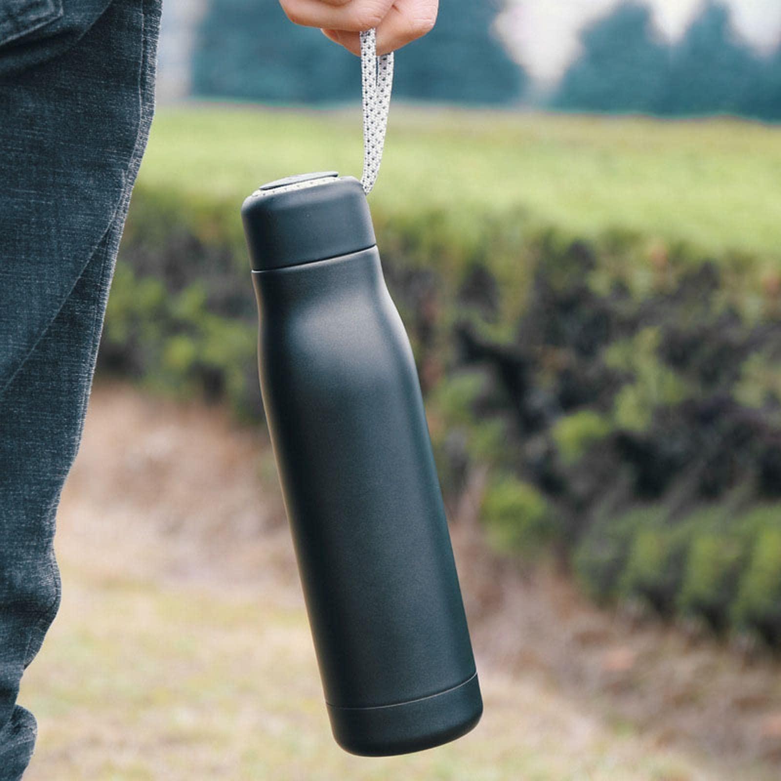 Gooddyiyukey Insulated Water Bottle,18 Oz Double Wall Wide Mouth Stainless Steel Water Bottles Leak Proof Vacuum Water Bottles,Metal Water Bottle Kids,Thermos Water Bottle for Hiking Sports Travel Office Gym