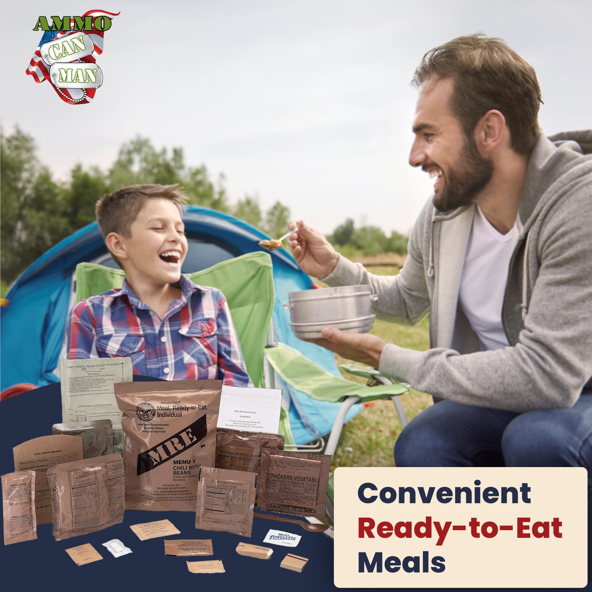 Sopakco Sopakco 12ct US Military Surplus MRE Meals Ready to Eat 2021 Inspect A Case Menus 1-12