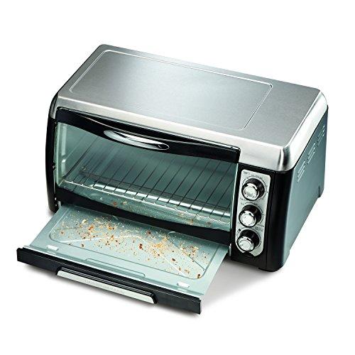Hamilton Beach Hamilton Beach Countertop Toaster Oven, 6-Slices, Includes Bake Pan and Broil Rack, Black (31330D)