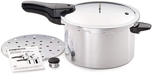 Presto Presto 8-Quart Aluminum Pressure Cooker, Silver