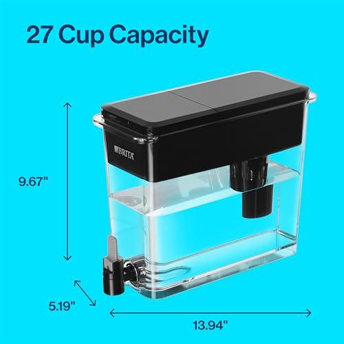 Brita Brita UltraMax Large Water Dispenser With Standard Filter, BPA-Free, Replaces 1,800 Plastic Water Bottles a Year, Lasts Two Months or 40 Gallons, Includes 1 Filter, Kitchen Accessories, Large - 27-Cup