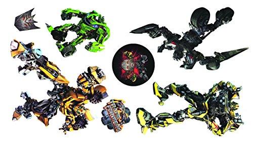 Transformer Wall Decal Transformer Wall Decal - Bumblebee, Optimus Prime, The Dreads, Ironhide, Megatron, Ratchet, Wall Sticker Decor Party Decoration