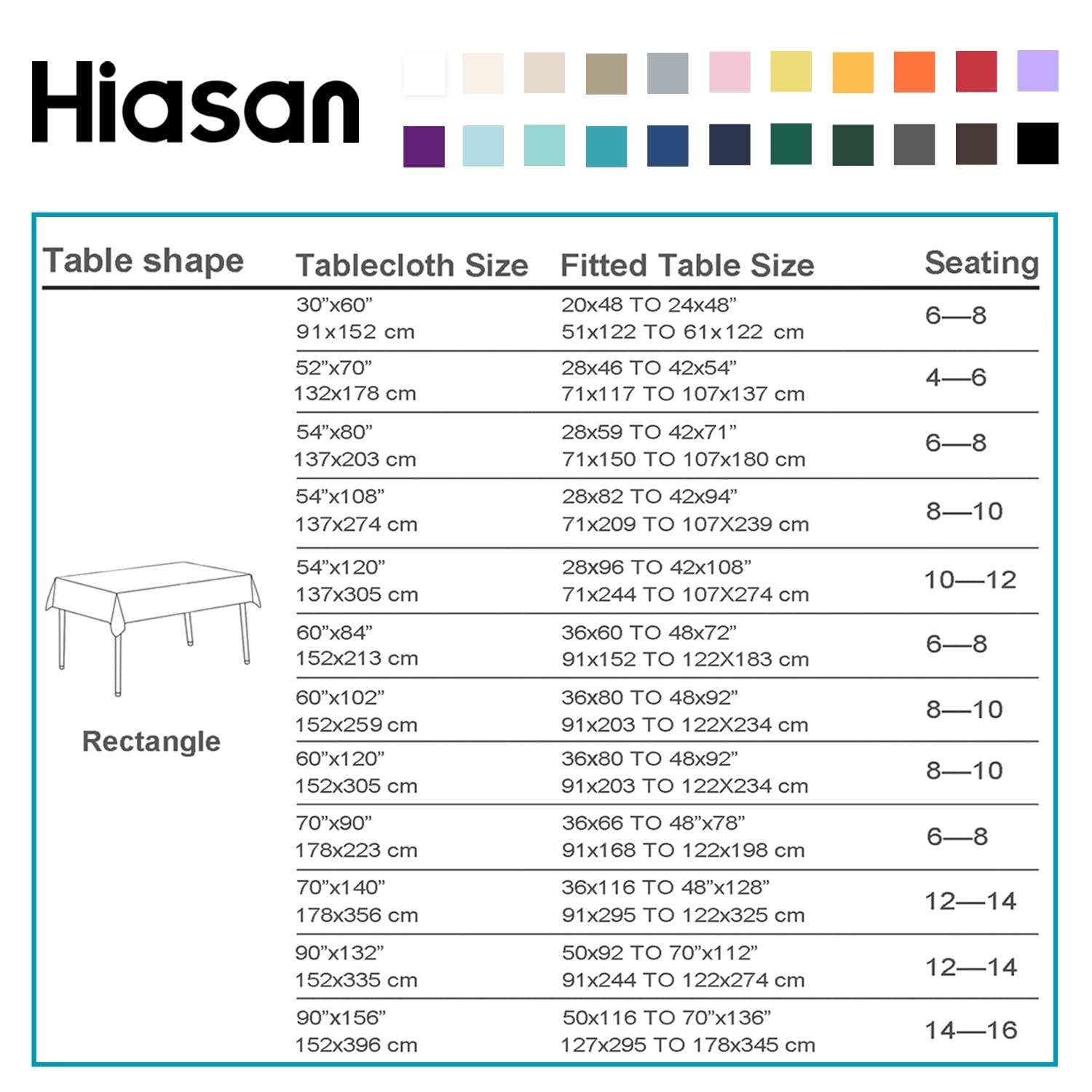 Hiasan Hiasan 2 Pieces Red Tablecloth Rectangle - Wateproof and Spillproof Kitchen Christmas Washable Polyester Table Cloth for Dining Room, 60 x 102 Inch