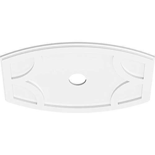 Ekena Millwork Ekena Millwork CMP26X17KY-03000 Kailey Architectural Grade PVC Contemporary Urethane Ceiling Medallions 26\"W x 17 3/8\"H x 3\"ID x 14\"C x 1\"P